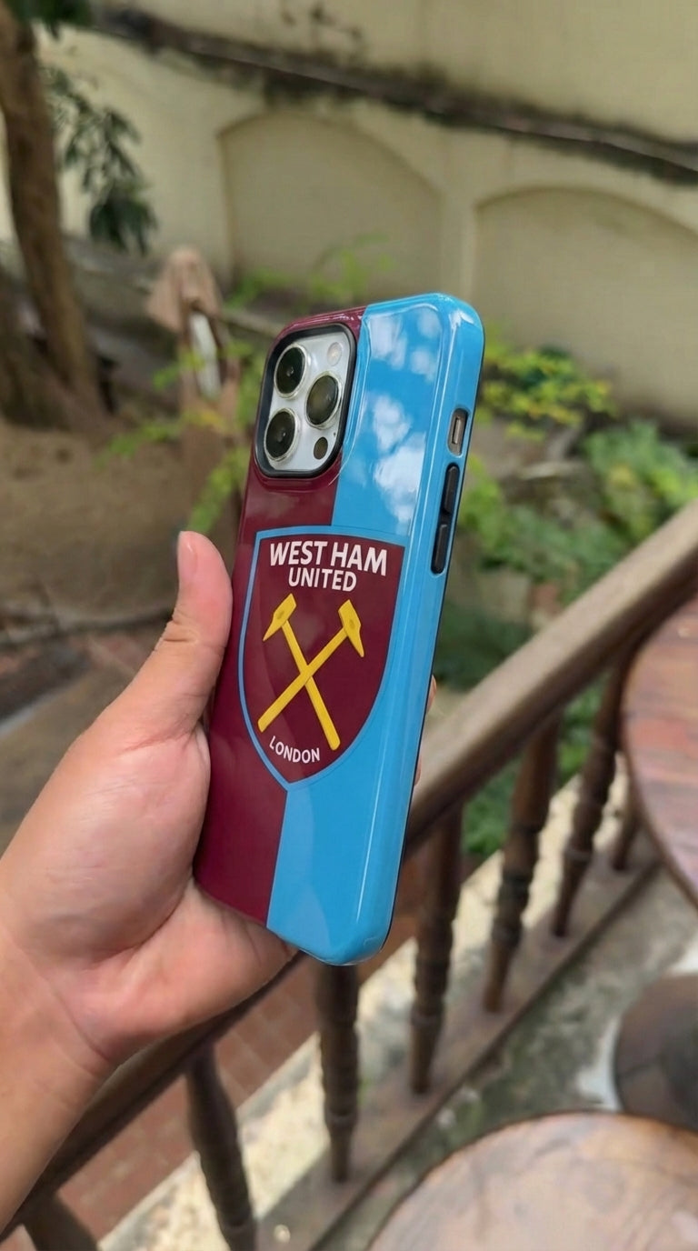West Ham United Logo Soccer Team Inspire custom Sport Phone Case Collection for iPhone 17-11, Samsung S25-S21