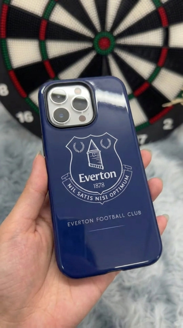 Everton Logo Soccer Team Inspire custom Sport Phone Case Collection for iPhone 17-11, Samsung S25-S21