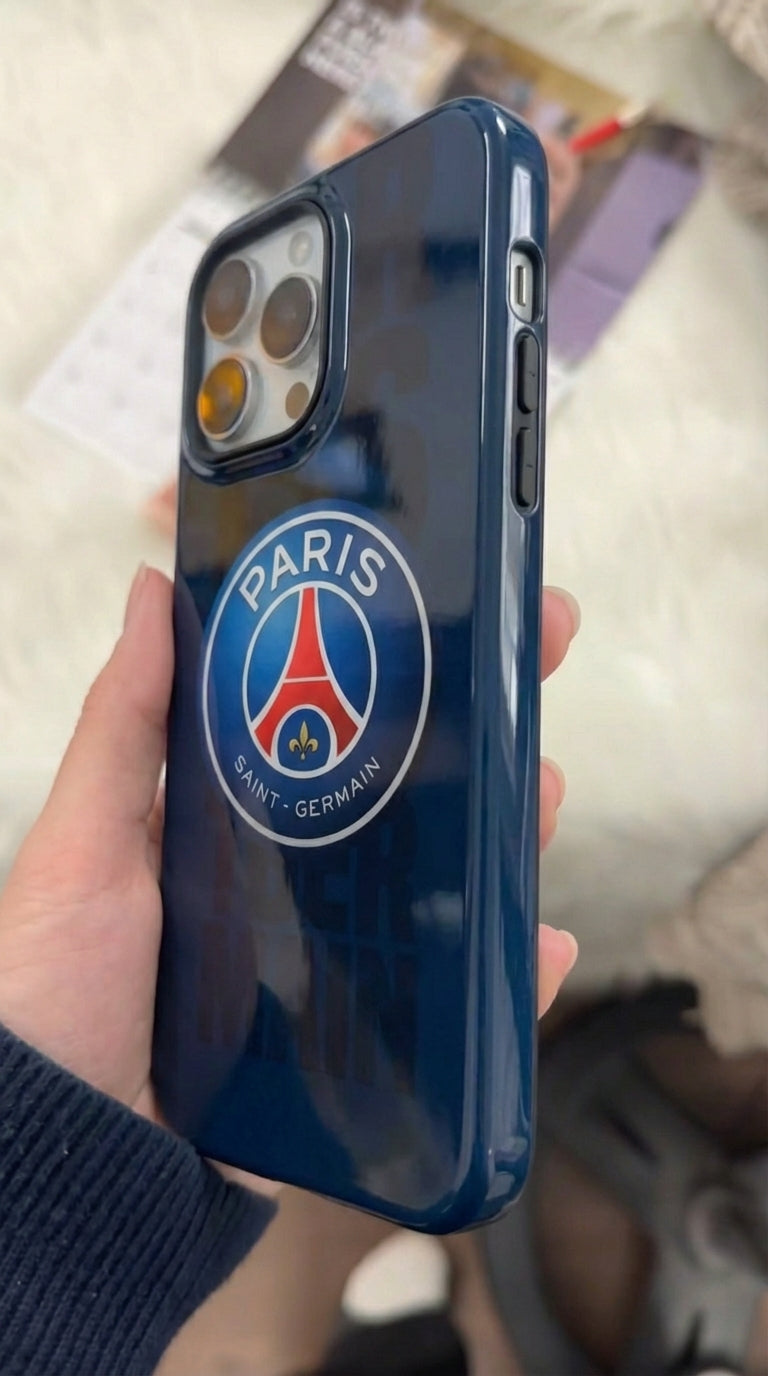 Paris Saint-Germain Logo Soccer Team Inspire custom Sport Phone Case Collection for iPhone 17-11, Samsung S25-S21