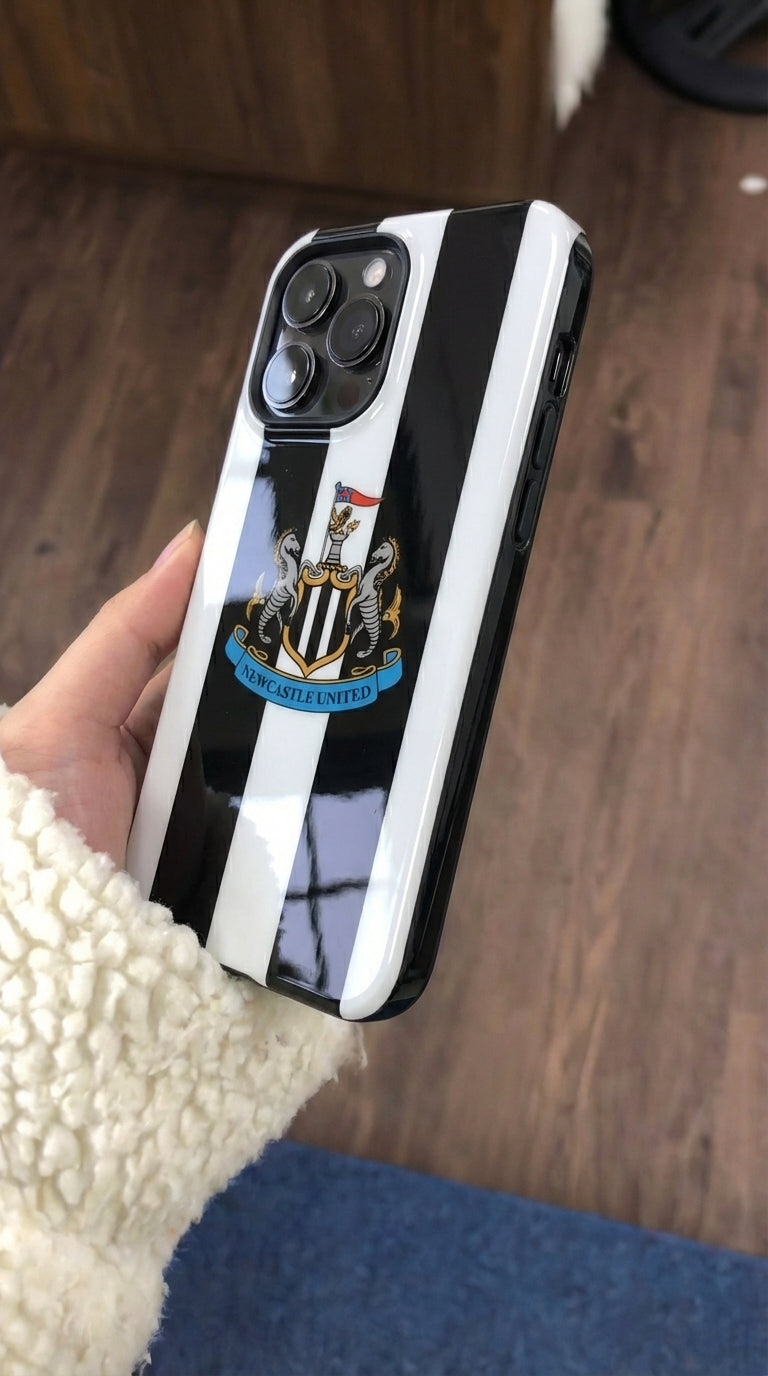 Newcastle United Logo Soccer Team Inspire custom Sport Phone Case Collection for iPhone 17-11, Samsung S25-S21